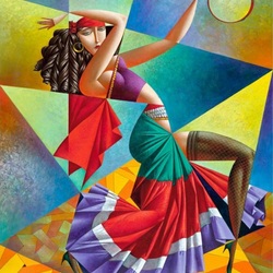 Пазл: Цыганская танцовщица