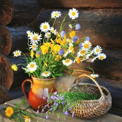 Пазл: Летний букет