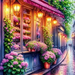 Пазл: Вечерняя улица