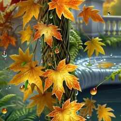 Пазл: Осенние листья