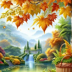 Пазл: Золотая осень