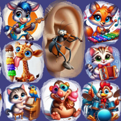 Пазл: Веселые музыканты