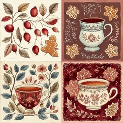 Пазл: Чай с шиповником