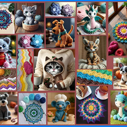 Пазл: Веселые зверюшки