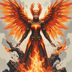 Пазл: Крылатая девушка