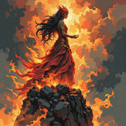 Пазл: Повелительница огня