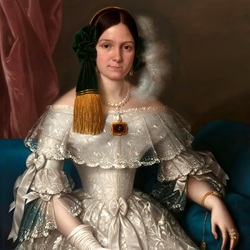 Пазл: Молодая дама 