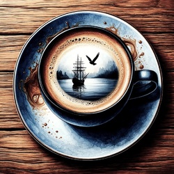 Пазл: Кофе для капитана