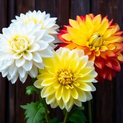 Пазл: Георгины