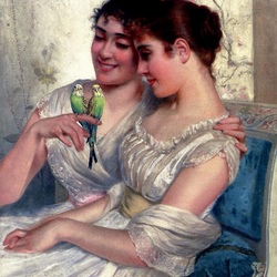 Пазл: Птицы любви