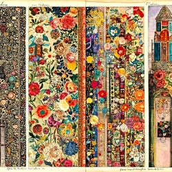 Пазл: Тканевый коллаж