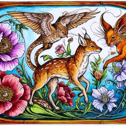 Пазл: Мифические звери