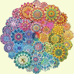 Пазл: Георгины