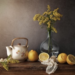 Пазл: С лимонами 