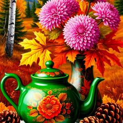 Пазл: Осенний букет