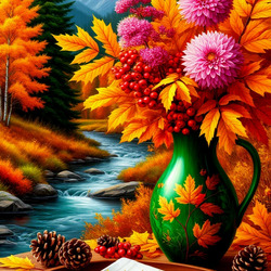 Пазл: Осенний букет