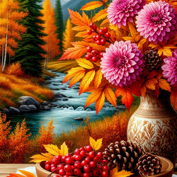 Пазл: Осенний букет