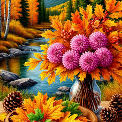 Пазл: Осенний букет