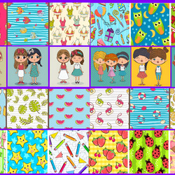 Пазл: Разноцветный коллаж