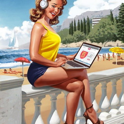 Пазл: Приветик с юга