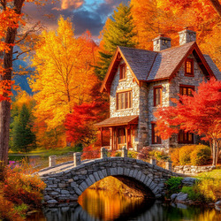 Пазл: Яркие краски осени