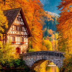 Пазл: Яркие краски осени