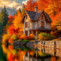 Пазл: Яркие краски осени