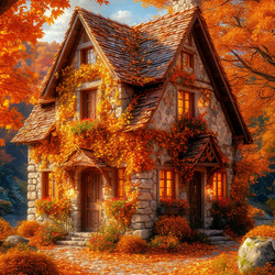 Пазл: Яркие краски осени