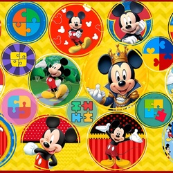 Пазл: Веселый Микки Маус