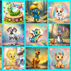 Пазл: Веселые зверюшки