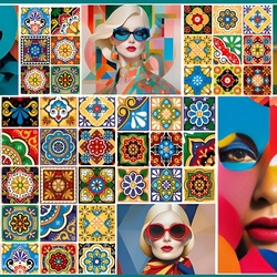 Пазл: Разноцветный коллаж