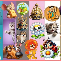 Пазл: Весёлый коллаж