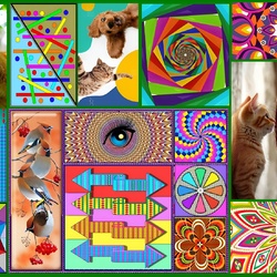 Пазл: Весёлый коллаж