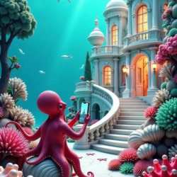 Пазл: Фантазия морских глубин