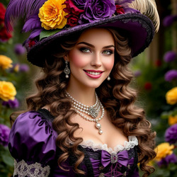 Пазл: В фиолетовом