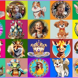 Пазл: Весёлый коллаж