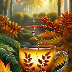 Пазл: Осенний чай