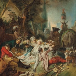 Пазл: Привал на охоте