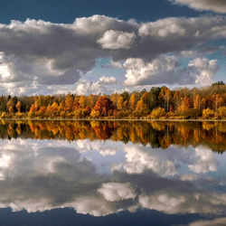 Пазл: Осеннее отражение