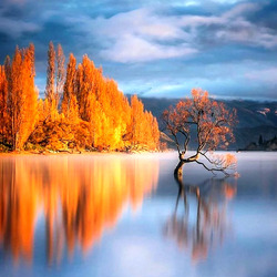 Пазл: Осеннее отражение