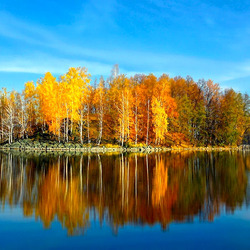 Пазл: Осеннее отражение
