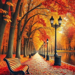 Пазл: Осенний парк