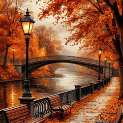 Пазл: Осенний парк