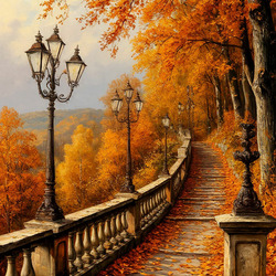 Пазл: Осенний парк
