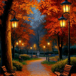 Пазл: Осенний парк