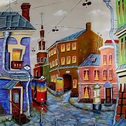 Пазл: Город, умытый дождем