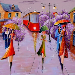 Пазл: Сиреневый бульвар