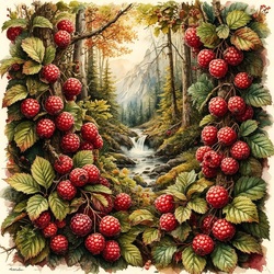 Пазл: Малиновый ручей