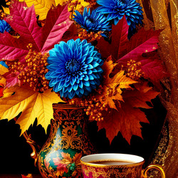 Пазл: Осенний букет