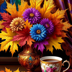 Пазл: Осенний букет